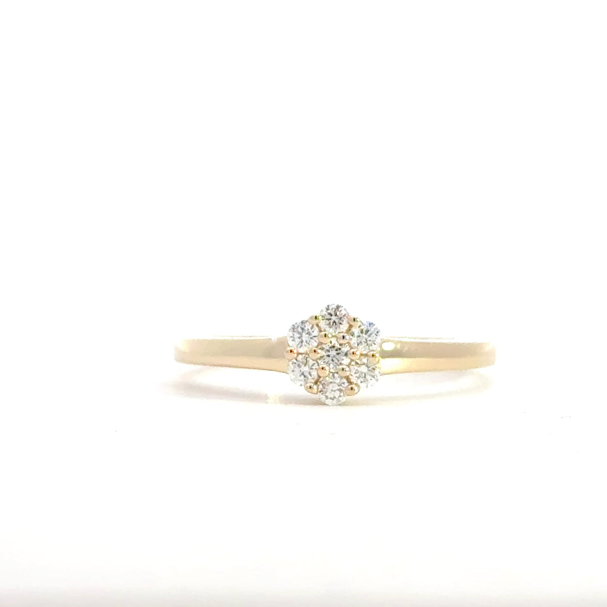 14KT. Diamant ring 0,17ct TW/SI - Model: 40-22621