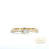 Amore - 14 kt. diamant guld ring med 0,15ct - Model: 40-22590