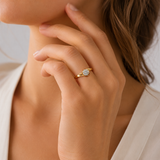 Amore Jewelry - Diamant ring i 14 kt. guld med i alt: 0,17ct diamant