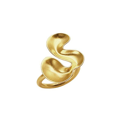 Heiring - ELARA Ring wide -Goldplated Model: 53-7-50fg