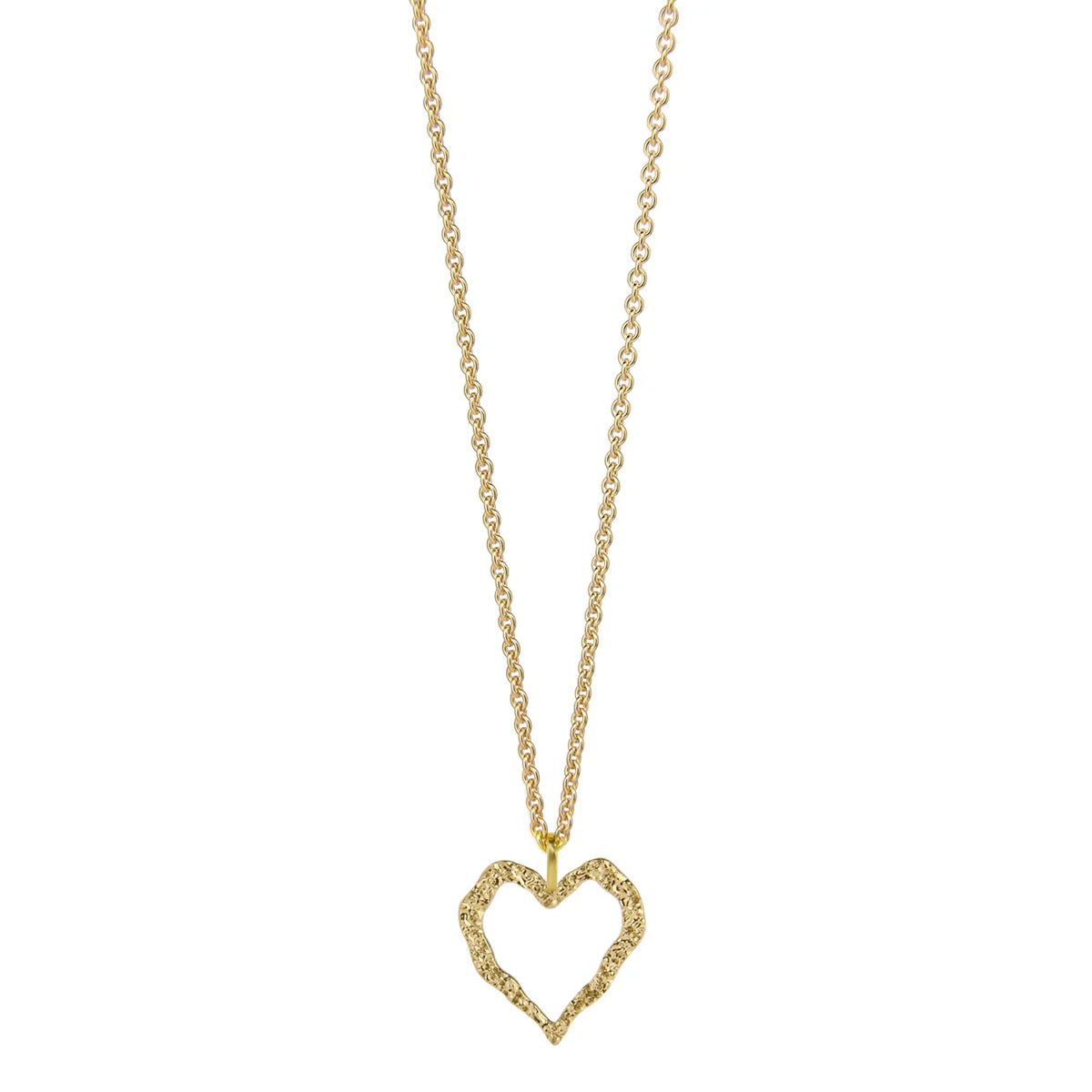 Jeberg Jewellery - Forgyldt - Heart Me halskæde - Model: 42500