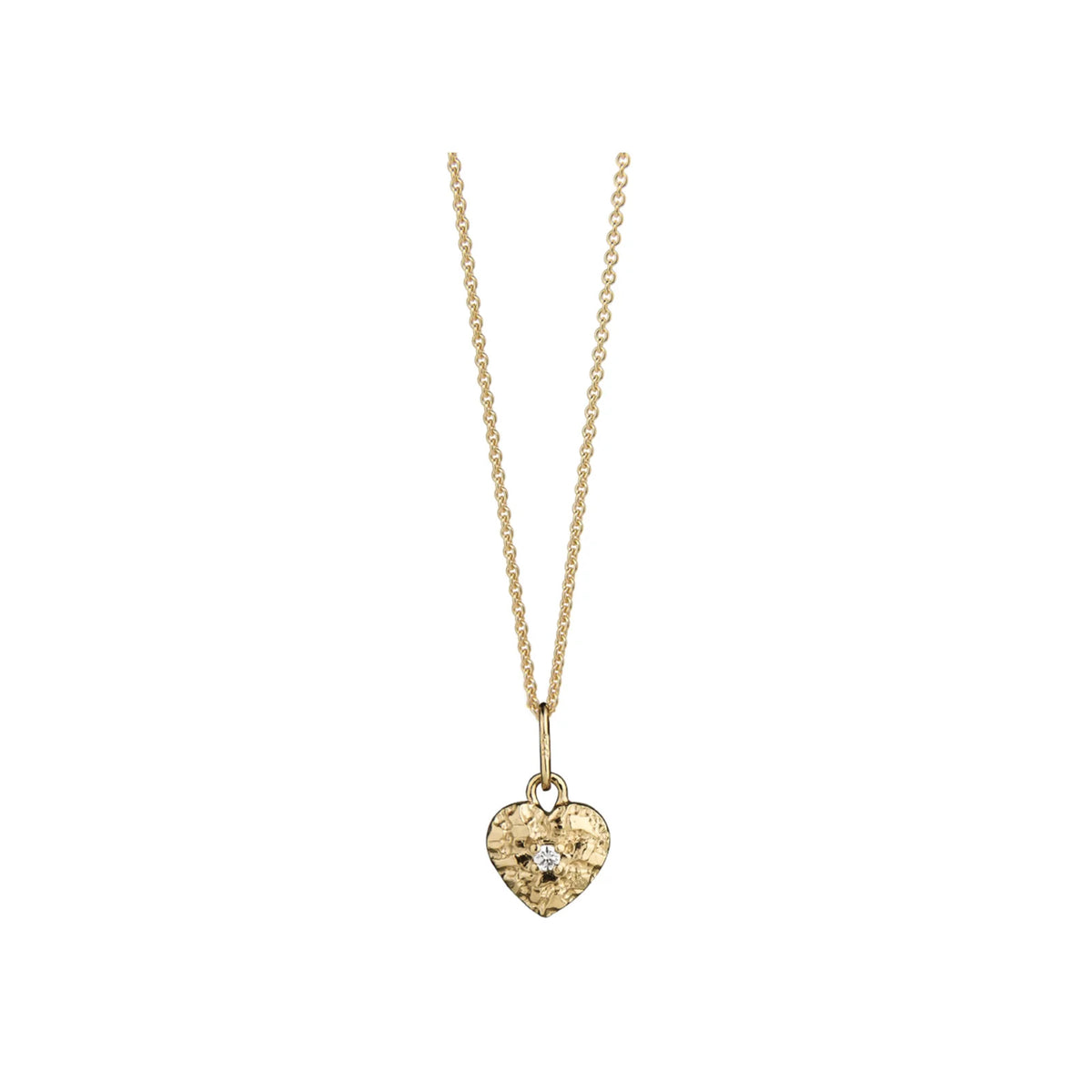 Jeberg Jewellery - Forgyldt - Petite Heart Me halskæde - Model: 42530