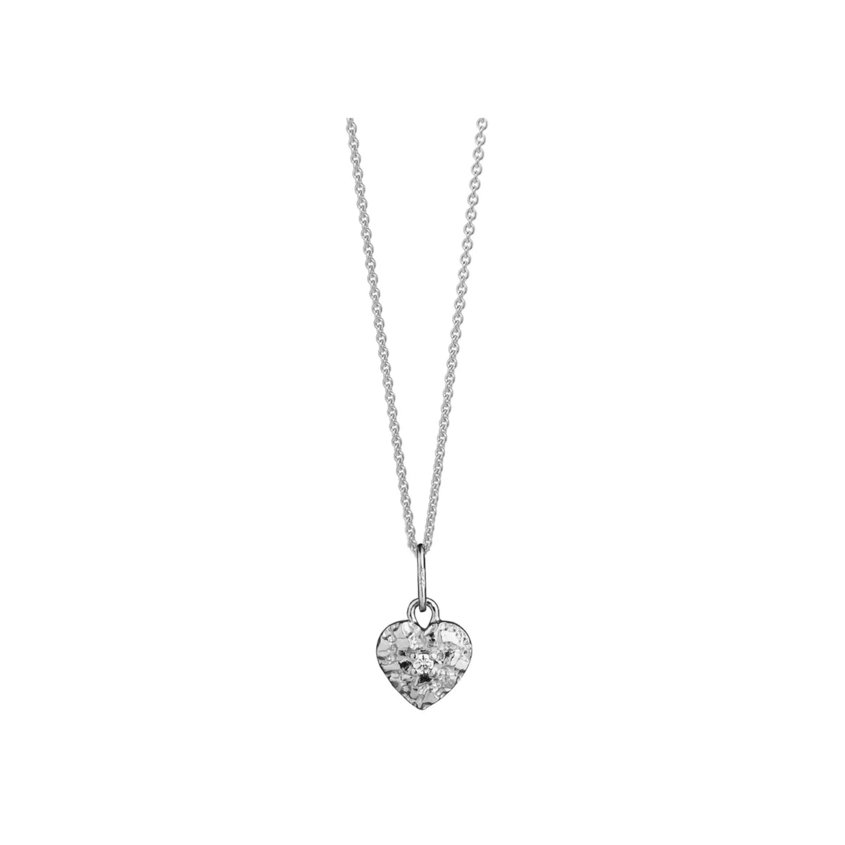 Jeberg Jewellery - Sølv - Petite Heart Me halskæde - Model: 42532