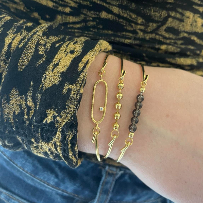 Heiring Multi armring med Elipse med brillant 0,02 ct top