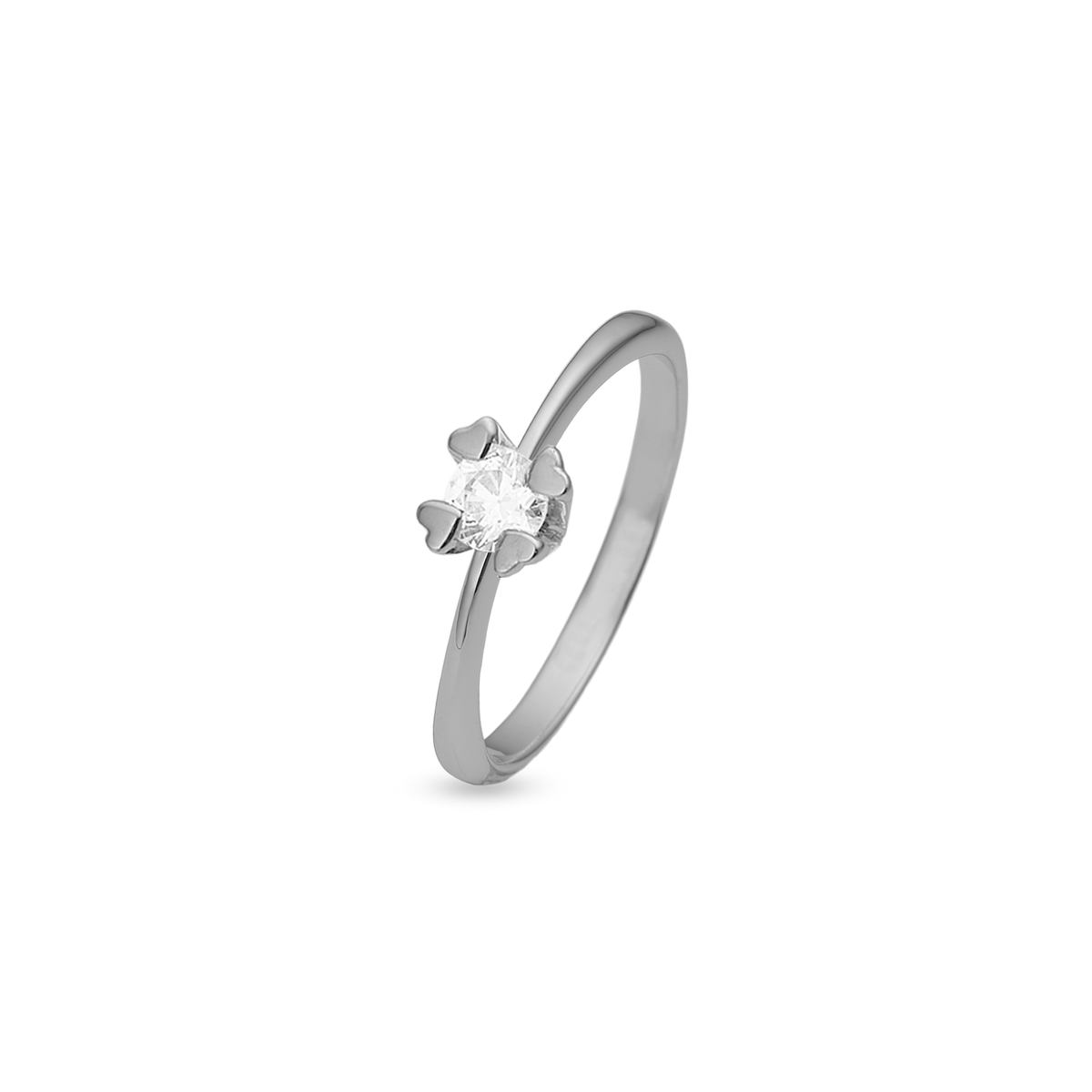 Mary ring 14 kt hvidguld med 0,40 ct labgrown diamant W/VS - Model: 44647740