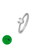 Mary ring 14 kt hvidguld med 0,40 ct labgrown diamant W/VS - Model: 44647740