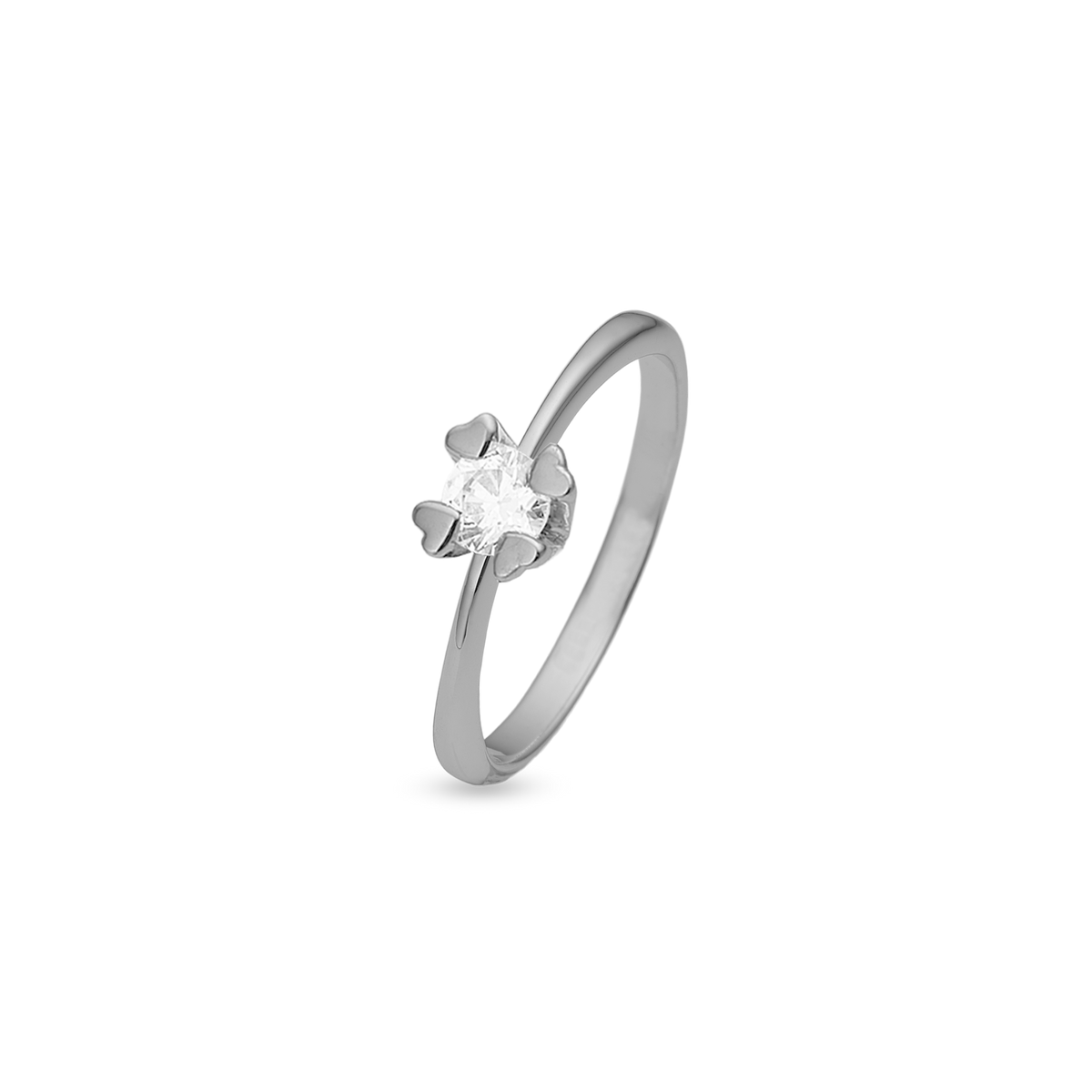 Mary ring 14 kt hvidguld med 0,50 ct labgrown diamant W/VS - Model: 44647750