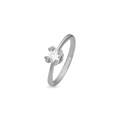 Mary ring 14 kt hvidguld med 0,75 ct labgrown diamant W/VS - Model: 44647775
