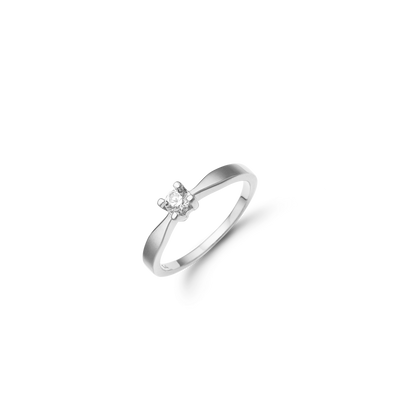 Aagaard Eternity Ring 14 Karat Hvidguld Med 0,15ct W/SI Diamant