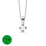 Mary vedhæng 14 kt hvidguld med 1,00 ct labgrown diamant W/VS - Model: 448477100
