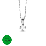 Mary vedhæng 14 kt hvidguld med 0,75 ct labgrown diamant W/VS - Model: 44847775