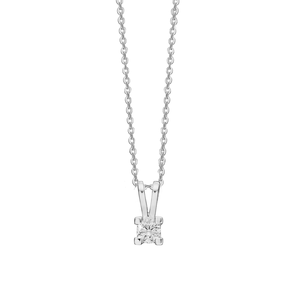 Aagaard - Diamant vedhæng, Eternity i 14 kt. Hvidguld - ombytningsserie 0.20ct w/si 4/grab