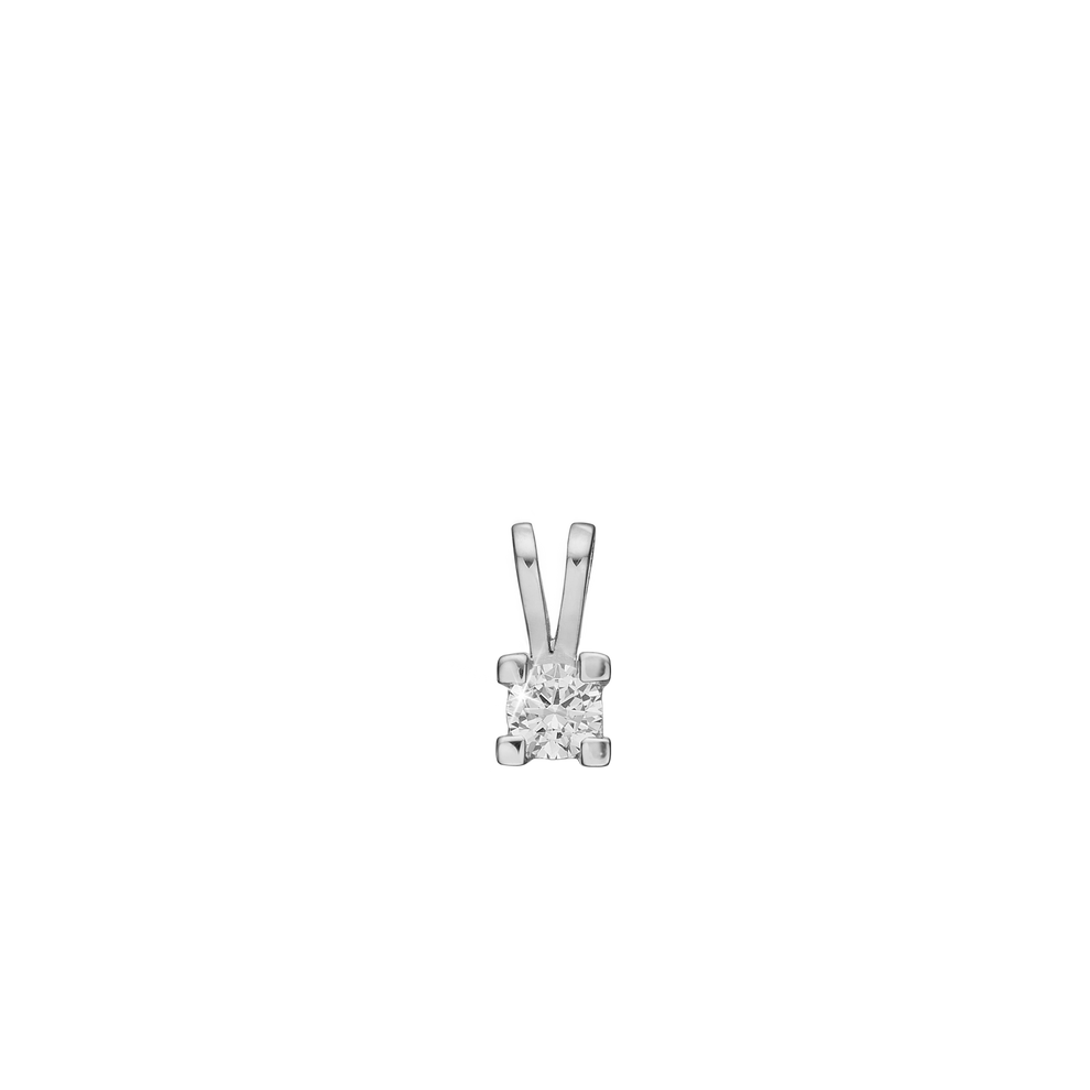 Aagaard - Diamant vedhæng, Eternity i 14 kt. Hvidguld - ombytningsserie 0.25ct w/si 4/grab