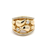 Nuran - 14kt. ring med diamant 0,52ct