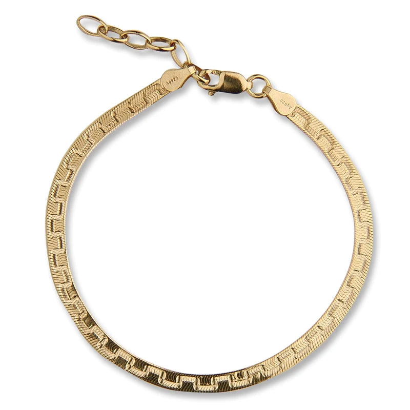 Jeberg Jewellery - Forgyldt Raya armbånd - Model: 4625-17-G