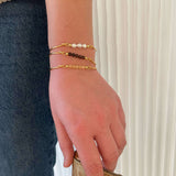 Heiring - Multi bangle top - Charms/string Yellow Jade -  Model.: 53-4-81