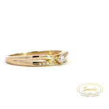 Amore - 14 kt. Diamant guld ring med 0,10ct w/si - Model: 40-22605
