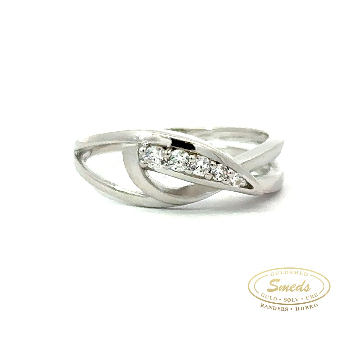 Rhodineret sølv ring - Model: 40-12732