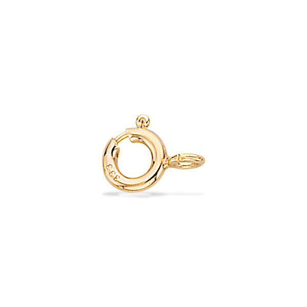 Scrouples - 8 kt guld fjederlås 6 mm - Model: 5063
