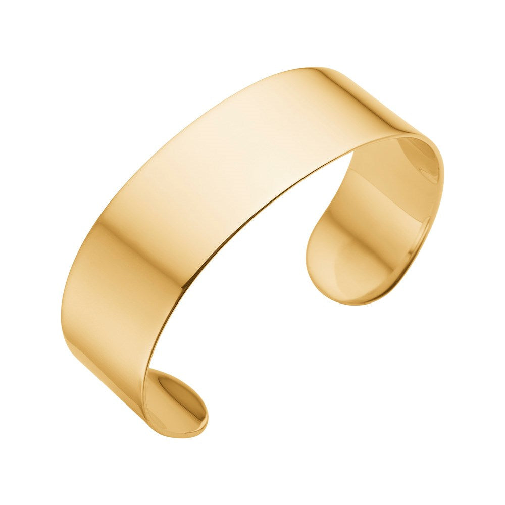 Armring CALMA i forgyldt stål (IP gold)