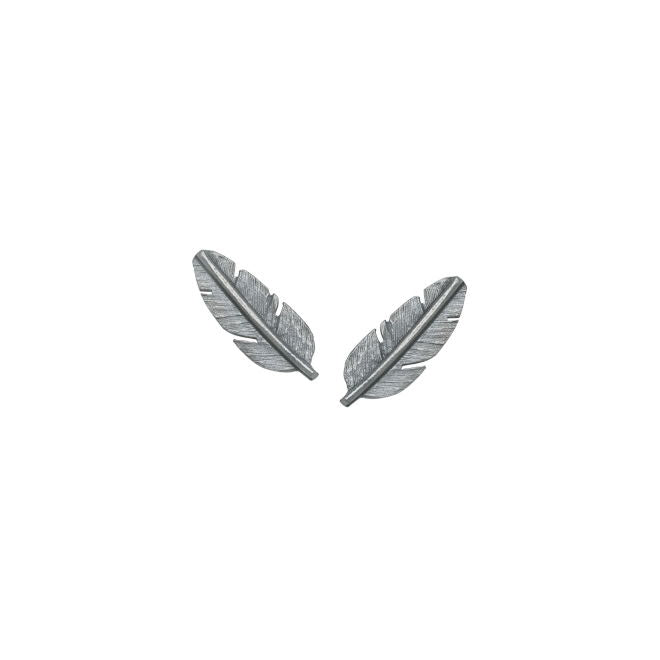 Heiring - Fjer mini earhang - oxyd. - Model: HE-51-5-82ØH/OX