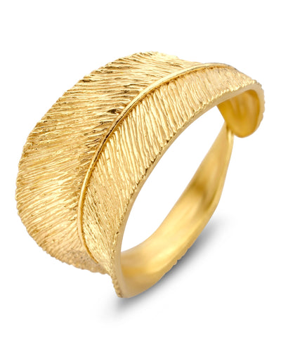 Spirit Icons Fall ring i forgyldt sølv