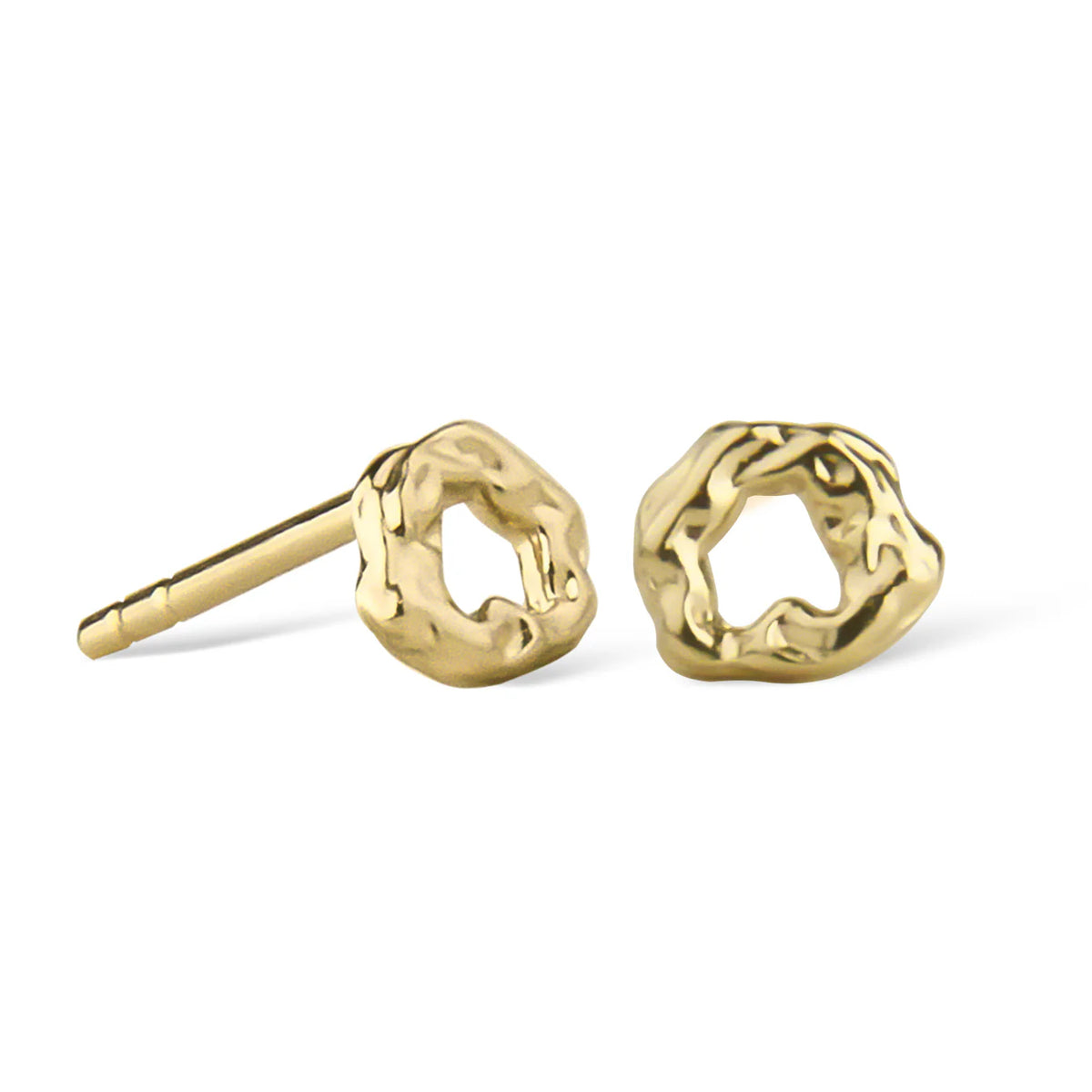 Jeberg Jewellery - Forgyldt - Circle Of Love Loop ørestikker - Model: 52480