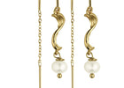 Jeberg Jewellery - Forgyldt - Seaside Stories Pearl ørekæde - Model: 52750