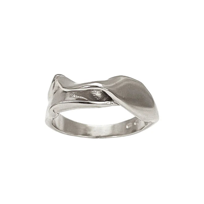 Heiring - Rhodineret MILLE ring, blank - Model: 53-3-76BL