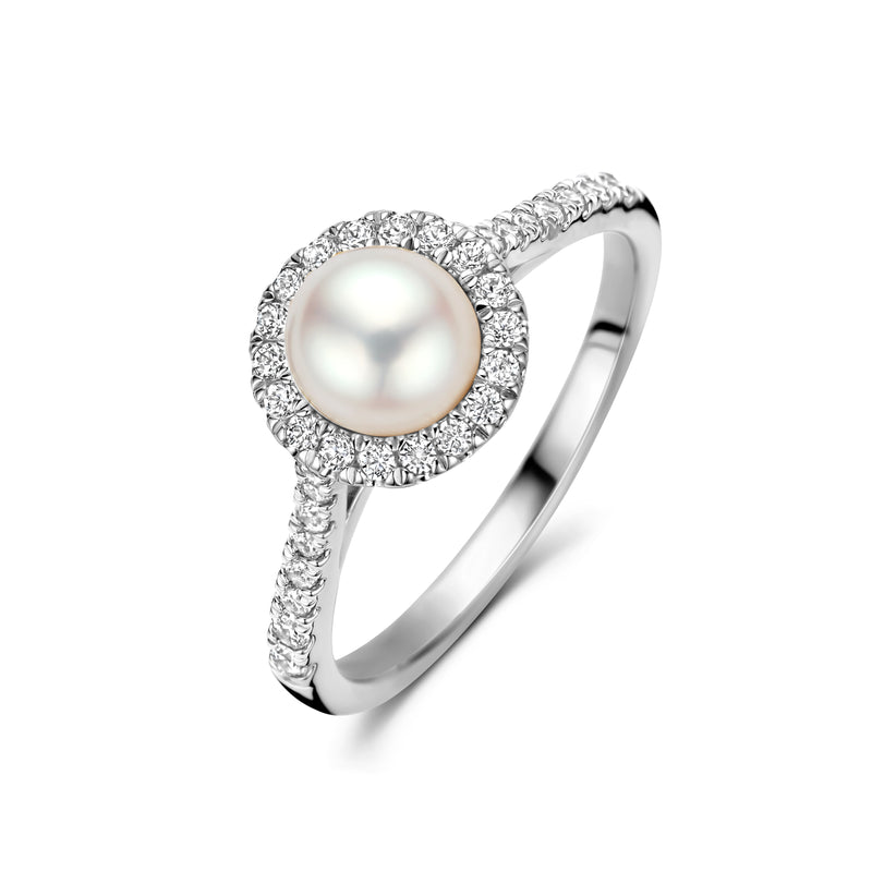 Spirit Icons - MALIBU ring, sølv med perle - Model: 53601