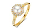 Spirit Icons - MALIBU ring, forgyldt med perle - Model: 53602