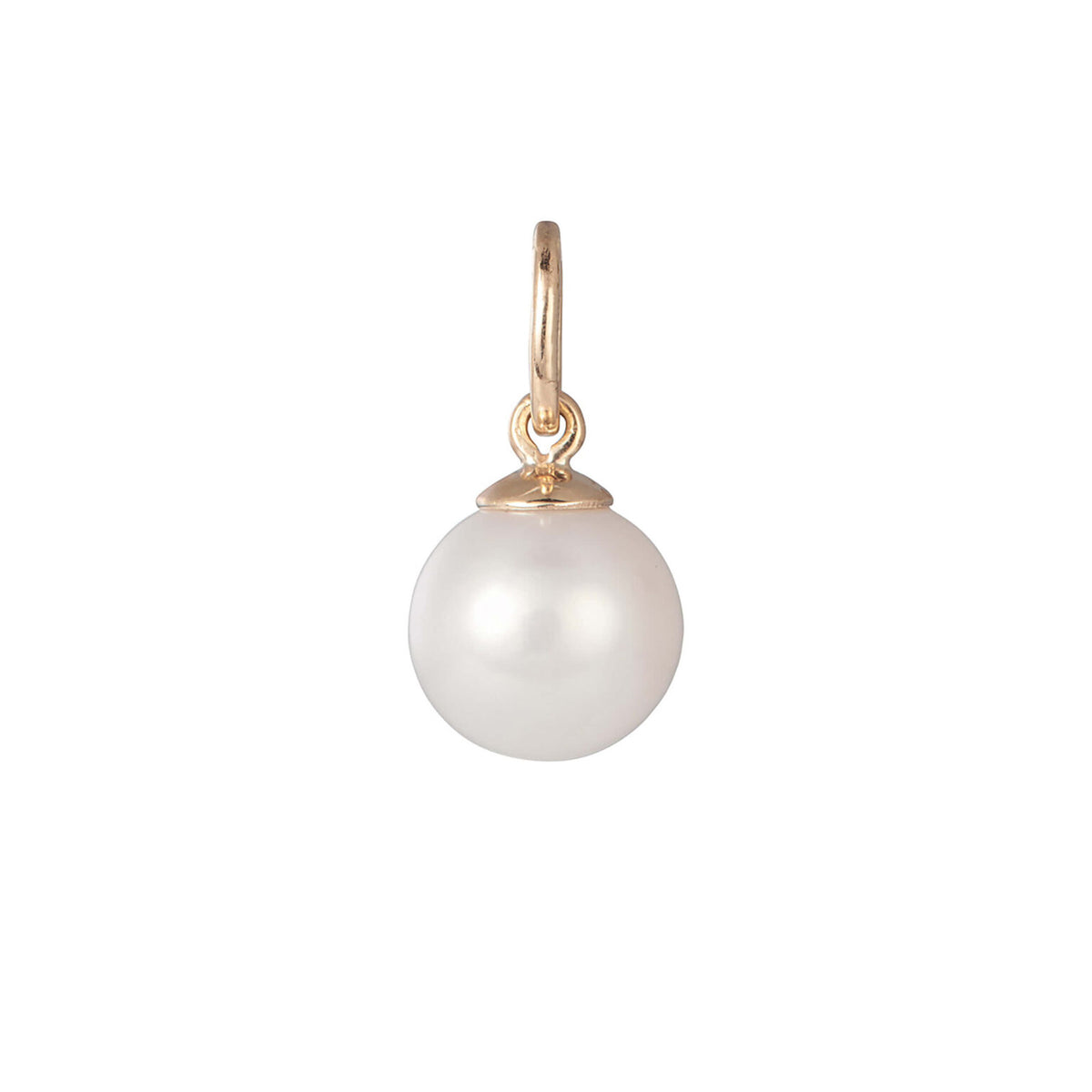 Susanne Friis Bjørner - 14 kt. guld perle vedhæng, 9-9,5 fvp rund - Model.: 5423-5-9085