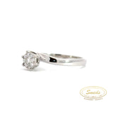 Diamant ring i 14 kt. guld med i alt: 0,18ct diamant - Model: 40-22580