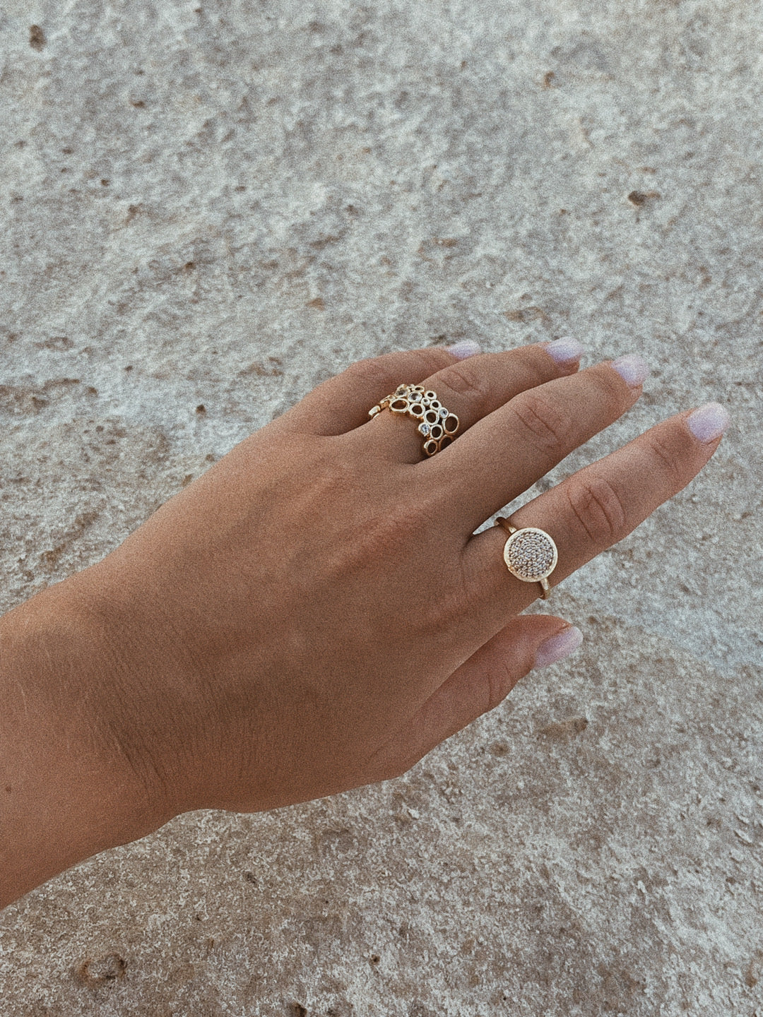 Christina Cocktail ring i forgyldt sølv – model 800-5.2.B – billede 6