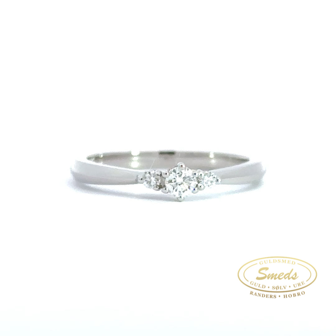 14KT. Diamant ring 0,19ct TW/SI - Model: 40-22589