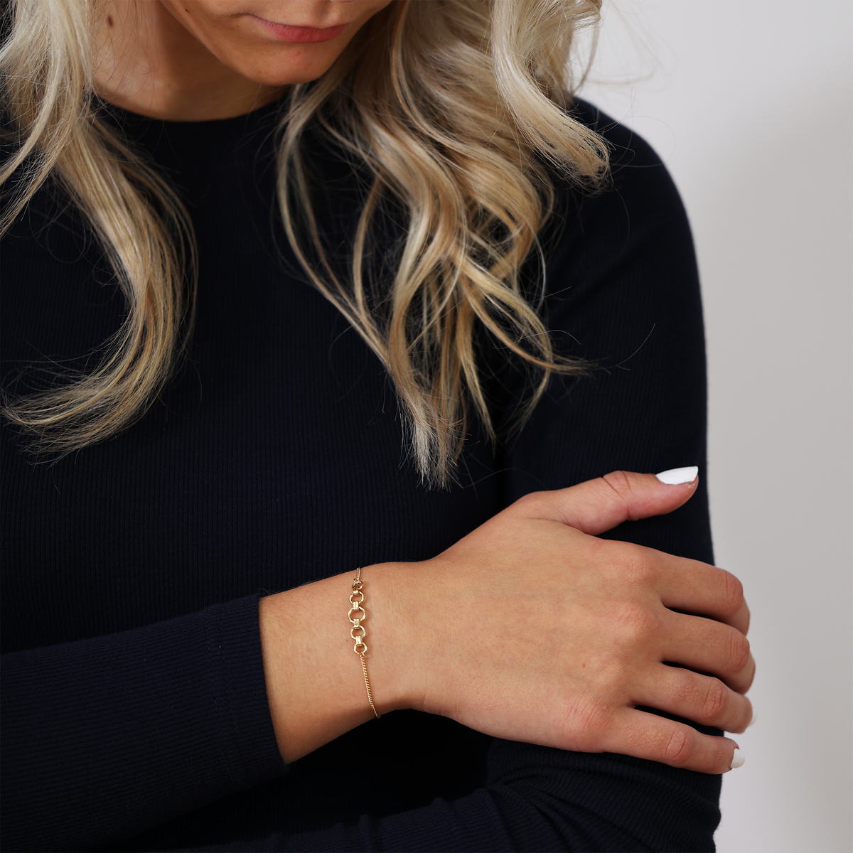 Christina Links armbånd i forgyldt sølv – model 601-G33 – billede 5