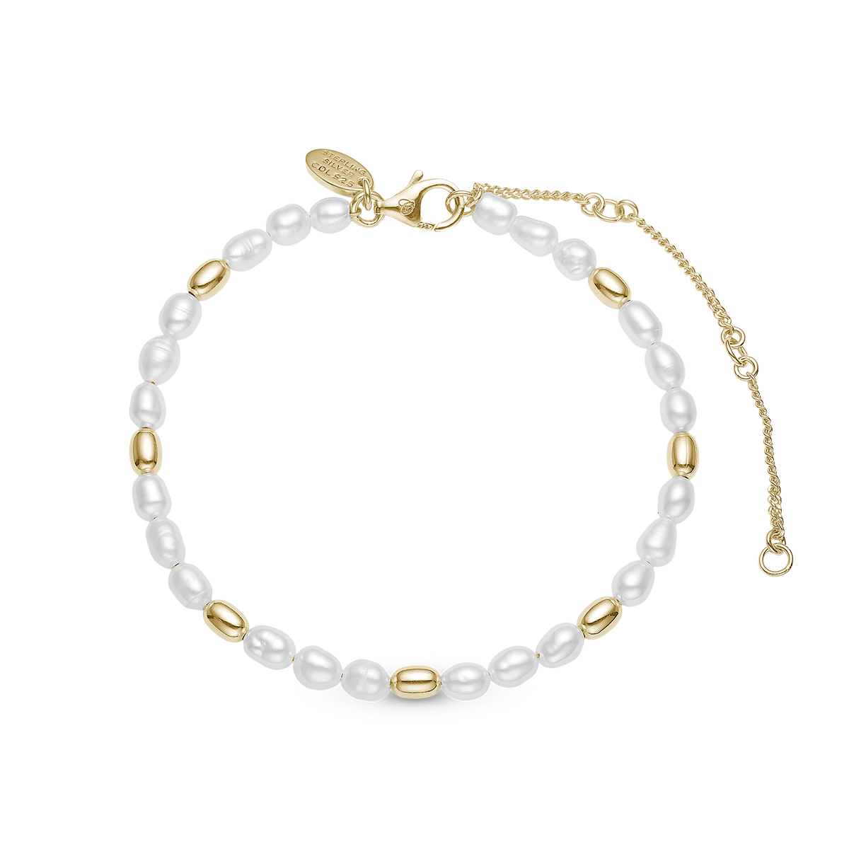 Christina Magic Pearl armbånd i forgyldt sølv – model 601-G46