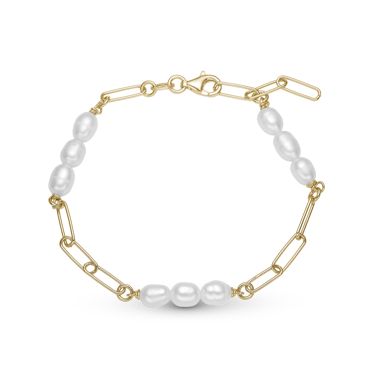 Christina Linked armbånd i forgyldt sølv – model 601-G48