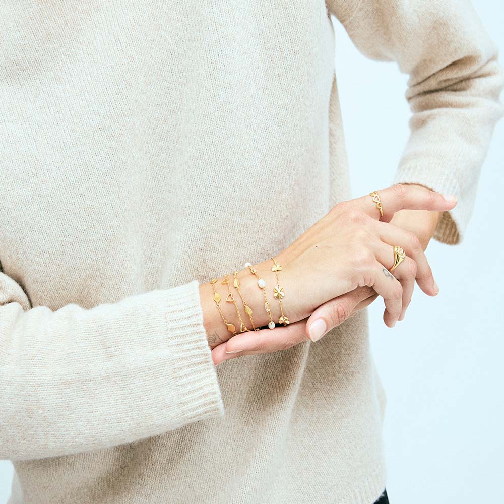 Christina Leafs armbånd i forgyldt sølv – model 601-G56 – billede 4