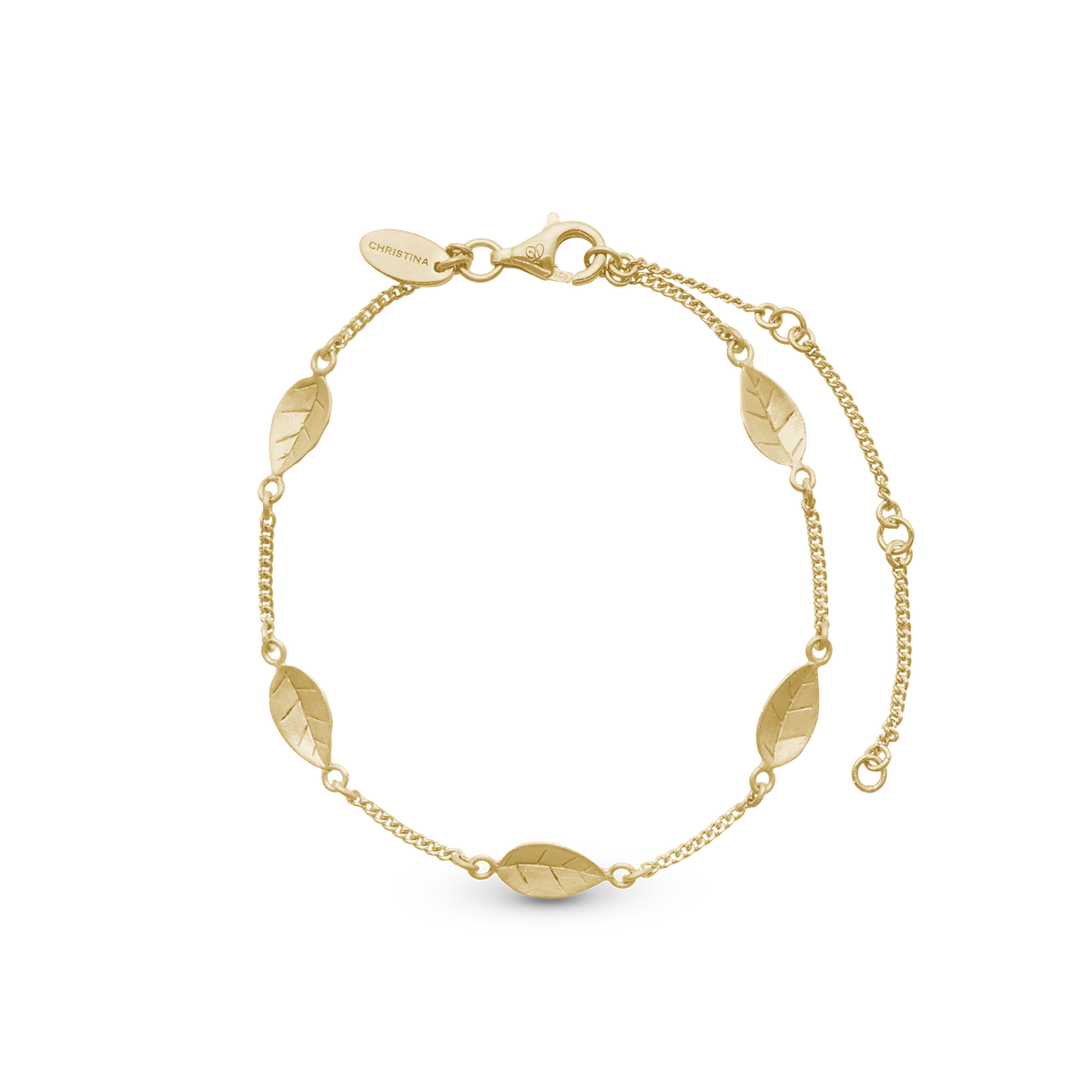 Christina Leafs armbånd i forgyldt sølv – model 601-G56