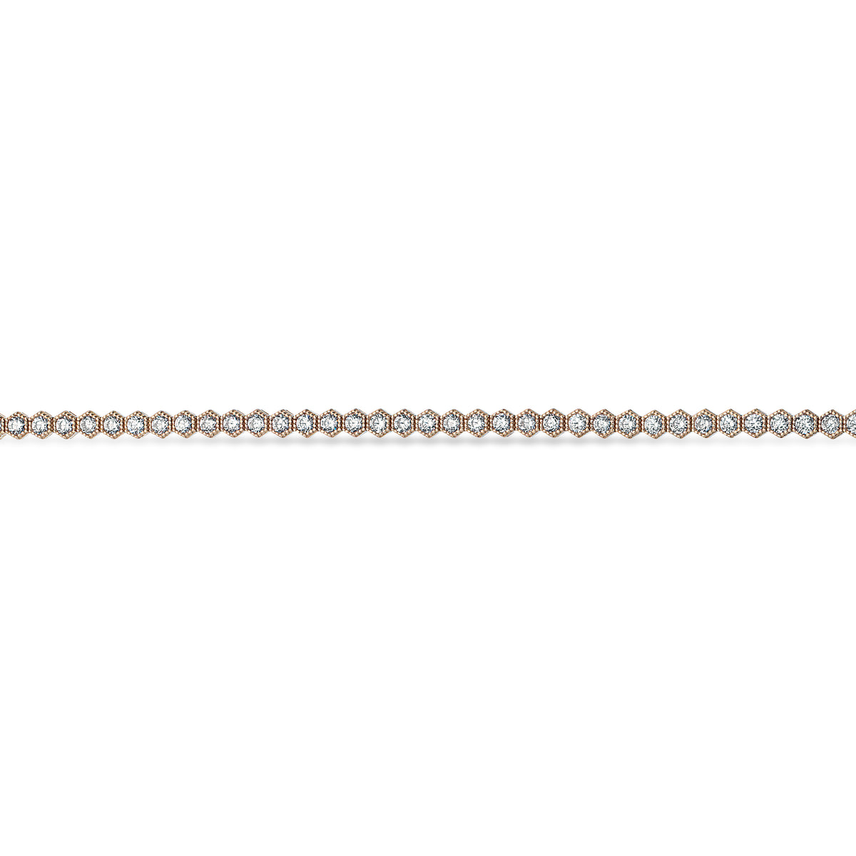 Scrouples - 8 kt. guld armbånd med zirkoner - Model: 601753