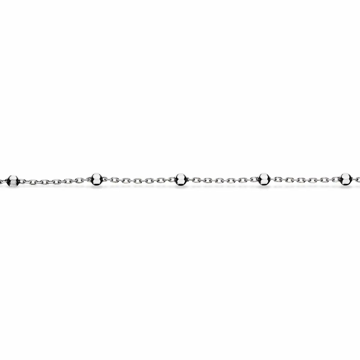 Scrouples - Armbånd sølv rhod. m facet kugler - Model: 609332