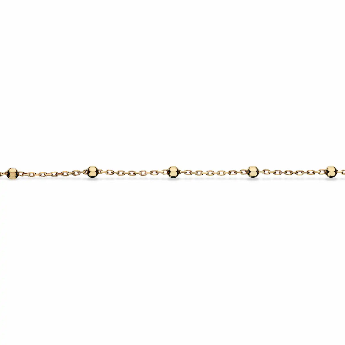Scrouples - Armbånd forgyldt sølv m. facet kugler - Model: 609342