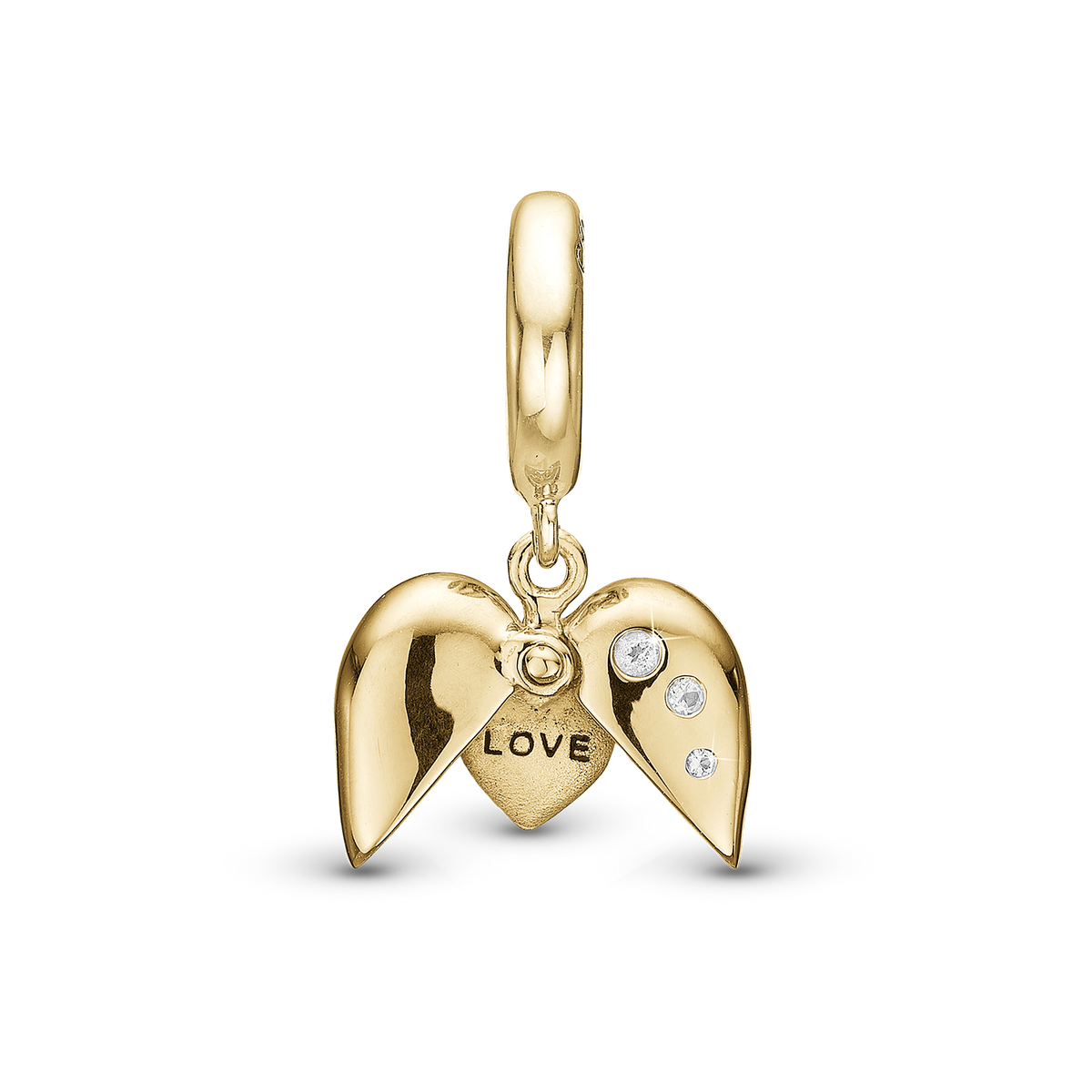 Christina My Secret charm i forgyldt sølv – model 610-G101 – billede 2