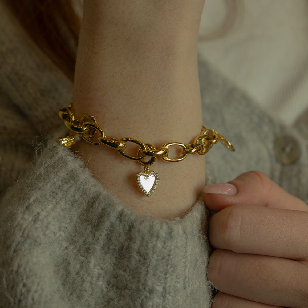 Christina Romance charm i forgyldt sølv – model 610-G127 – billede 2