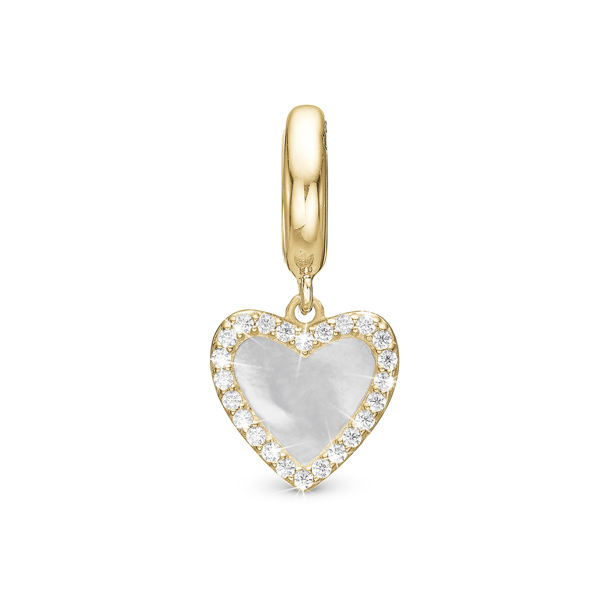 Christina Romance charm i forgyldt sølv – model 610-G127