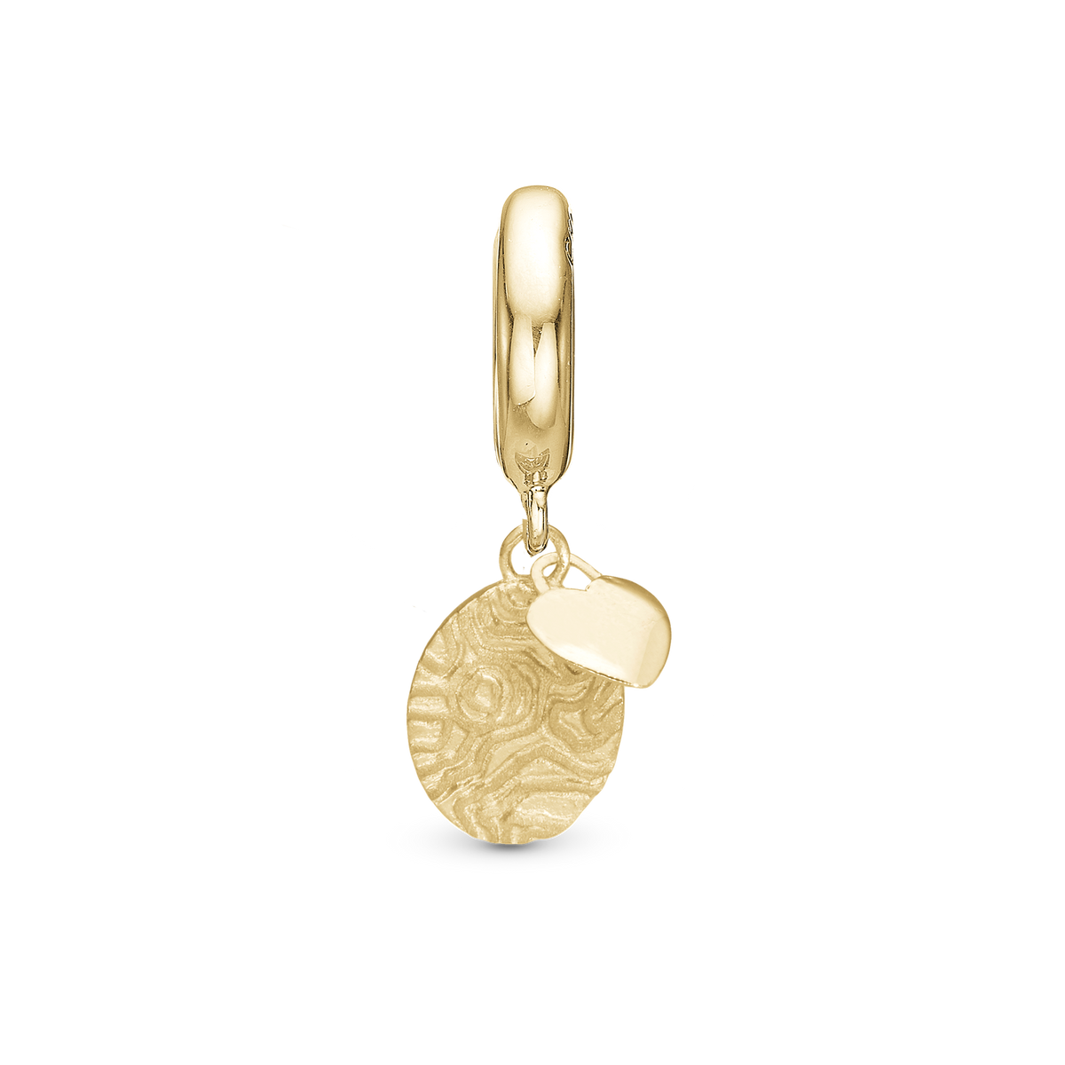 Christina Fingerprint charm i forgyldt sølv – model 610-G146