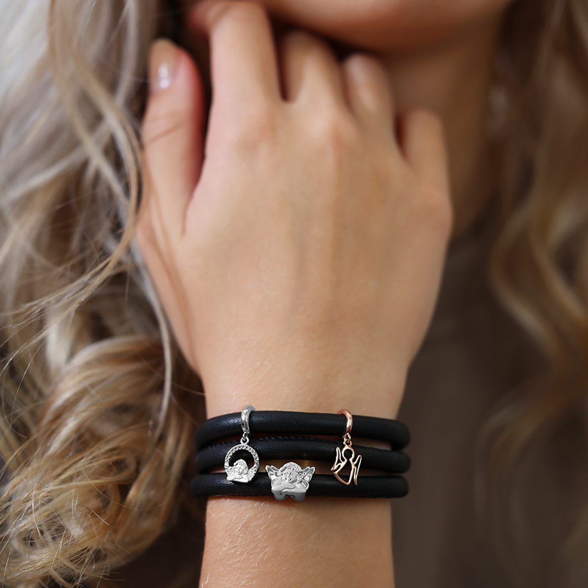 Christina Angel in the Sky charm i rosaforgyldt sølv – model 610-R20 – billede 2