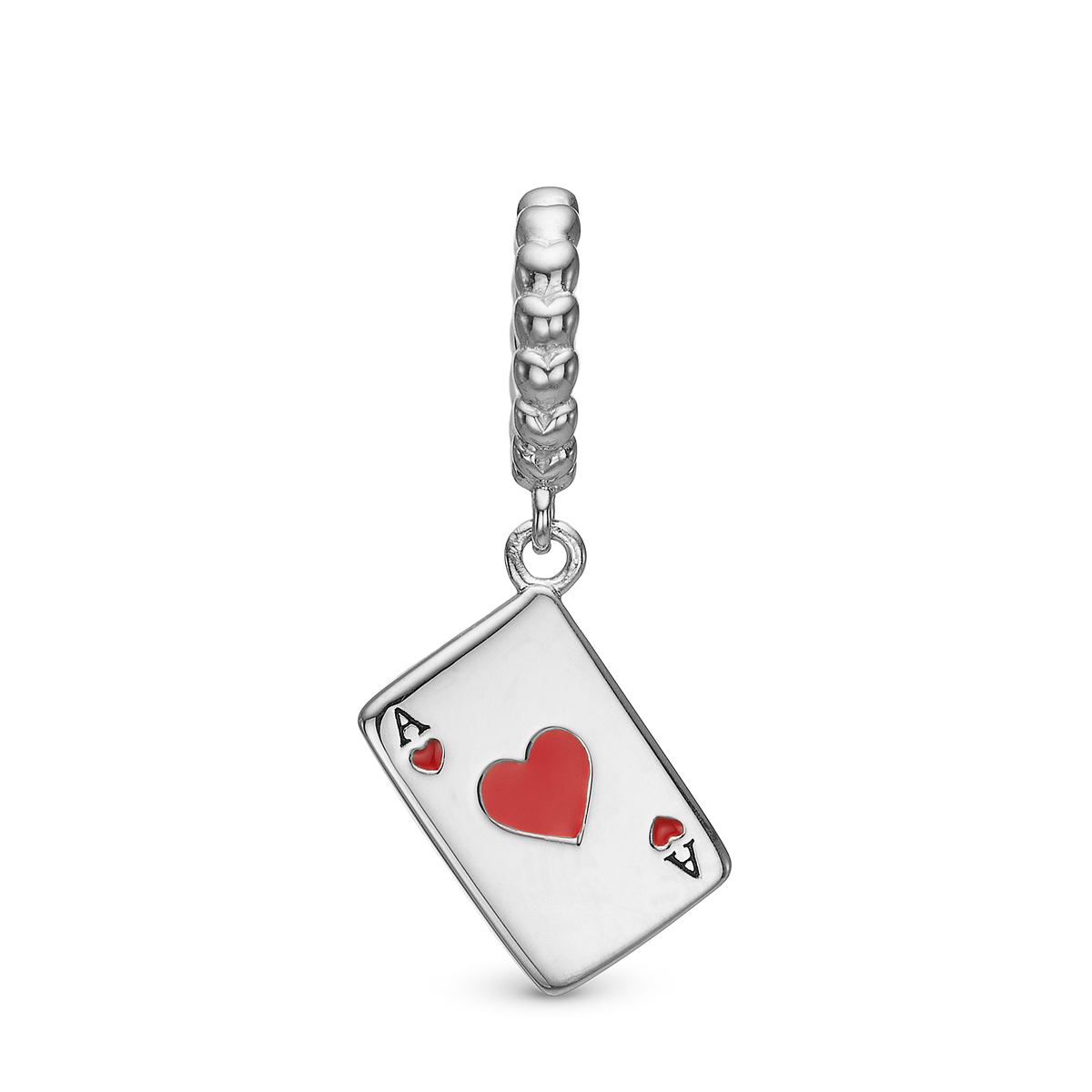 Christina Ace of Hearts charm i sølv – model 610-S123