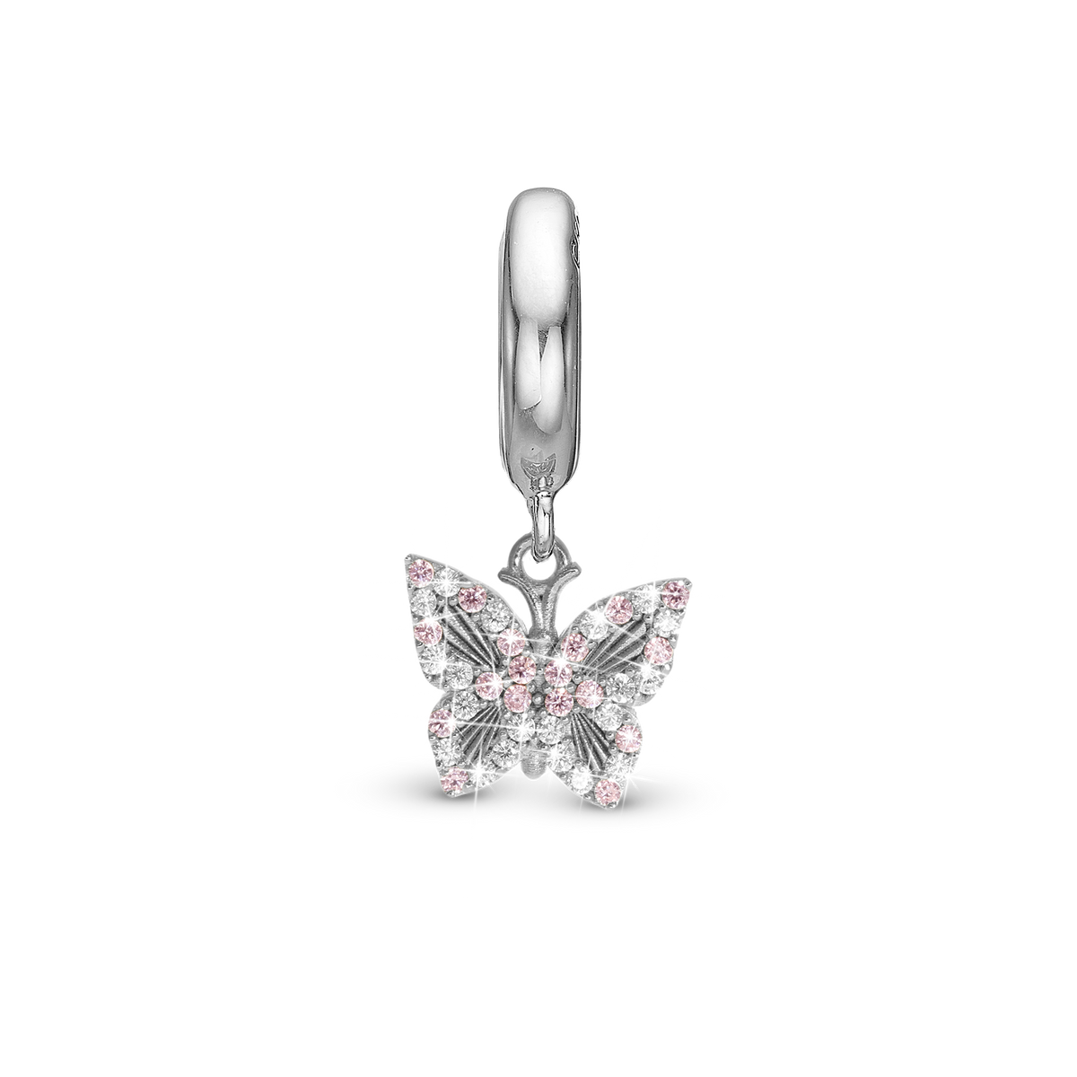 Christina Sparkling Butterfly charm i sølv – model 610-S136